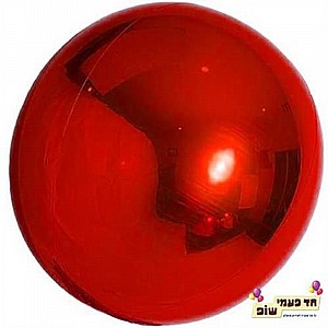 בלון עגול 24 אינץ' אדום (ללא הליום) בלון עגול 24 אינץ' אדום (ללא הליום)