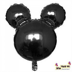 בלון 18 אינץ' מיקי ראש שחור (ללא הליום) בלון 18 אינץ' מיקי ראש שחור (ללא הליום)