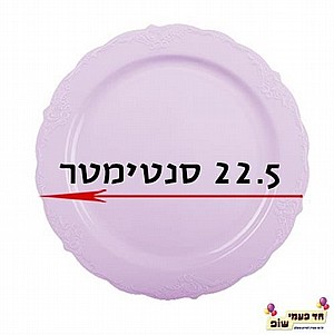 צלחת וינטג' בינונית סגול צלחת וינטג' בינונית סגול