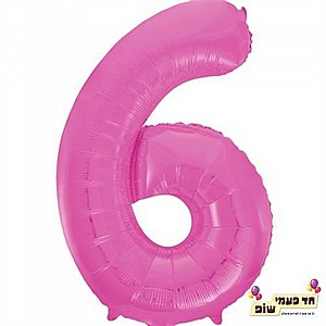 בלון 34 אינץ' 6 ורוד (ללא הליום) בלון 34 אינץ' 6 ורוד (ללא הליום)