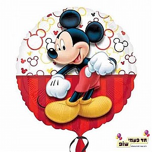 בלון מיילר 18 אינץ' מיקי מאוס (ללא הליום) בלון מיילר 18 אינץ' מיקי מאוס (ללא הליום)