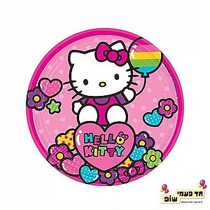 צלחת הלו קיטי קטנה (8 י"ח) צלחת הלו קיטי קטנה (8 י"ח)