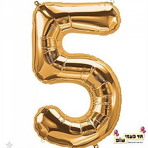 בלון 34 אינץ' 5 רוזגולד (ללא הליום) בלון 34 אינץ' 5 רוזגולד (ללא הליום)