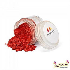 אבקת נצנצים מנדלברג אדום ענבר אבקת נצנצים מנדלברג אדום ענבר