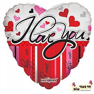 בלון 18 אינץ' לב ILY (ללא הליום) בלון 18 אינץ' לב ILY (ללא הליום)