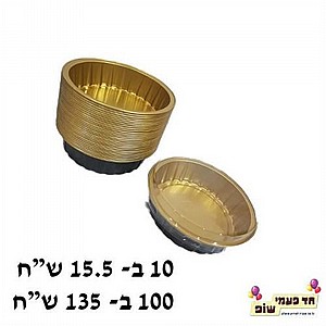 תבנית זהב שחור עגול שטוח תבנית זהב שחור עגול שטוח