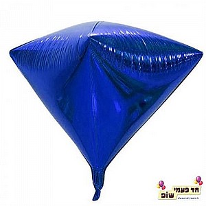 בלון יהלום 24 אינץ' כחול (ללא הליום) בלון יהלום 24 אינץ' כחול (ללא הליום)