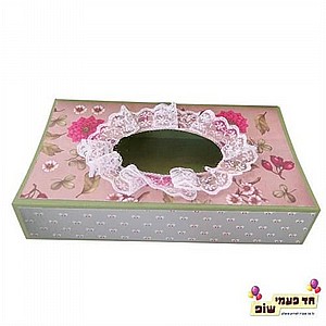 קופסאת אחסון טישו מעוטר קופסאת אחסון טישו מעוטר