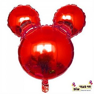 בלון 18 אינץ' מיקי ראש אדום (ללא הליום) בלון 18 אינץ' מיקי ראש אדום (ללא הליום)