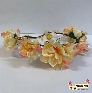 זר ורוד קרם זר ורוד קרם