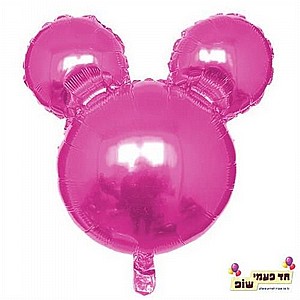בלון 18 אינץ' מיקי ראש ורוד (ללא הליום) בלון 18 אינץ' מיקי ראש ורוד (ללא הליום)