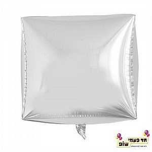 בלון מרובע 24 אינץ' לבן (ללא הליום) בלון מרובע 24 אינץ' לבן (ללא הליום)