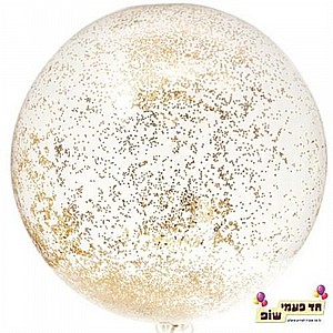 בלון 24 אינץ' שקוף קונפטי רוזגולד (ללא הליום) בלון 24 אינץ' שקוף קונפטי רוזגולד (ללא הליום)