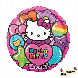 בלון מיילר 18 אינץ' הלו קיטי (ללא הליום) בלון מיילר 18 אינץ' הלו קיטי (ללא הליום)