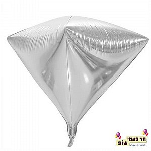 בלון יהלום 24 אינץ' לבן (ללא הליום) בלון יהלום 24 אינץ' לבן (ללא הליום)