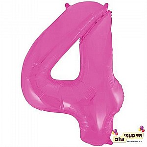 בלון 34 אינץ' 4 ורוד (ללא הליום) בלון 34 אינץ' 4 ורוד (ללא הליום)
